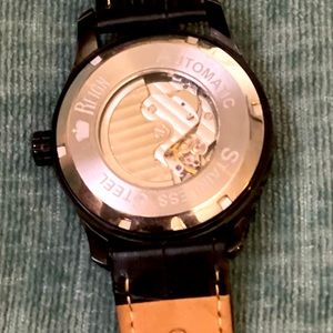 Reign Bhutan Leather-Band Automatic Watch